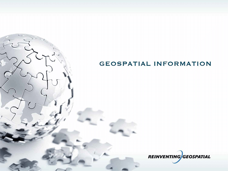 Reinventing Geospatial Presentation Slides